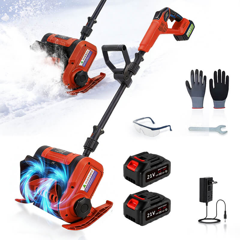 16 inches Electric Snow Shovel Plus with 2 Batteries