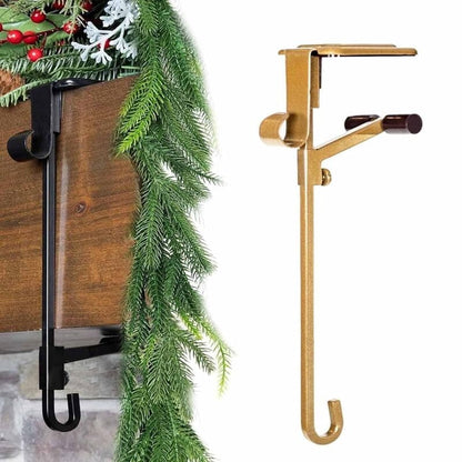 2 In 1 Adjustable Christmas Garland and Stocking Hanger