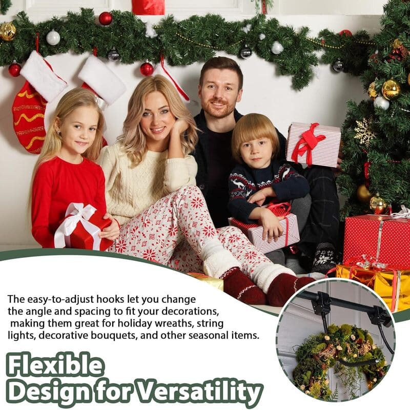 Adjustable Christmas Garland Hanger for Front Door