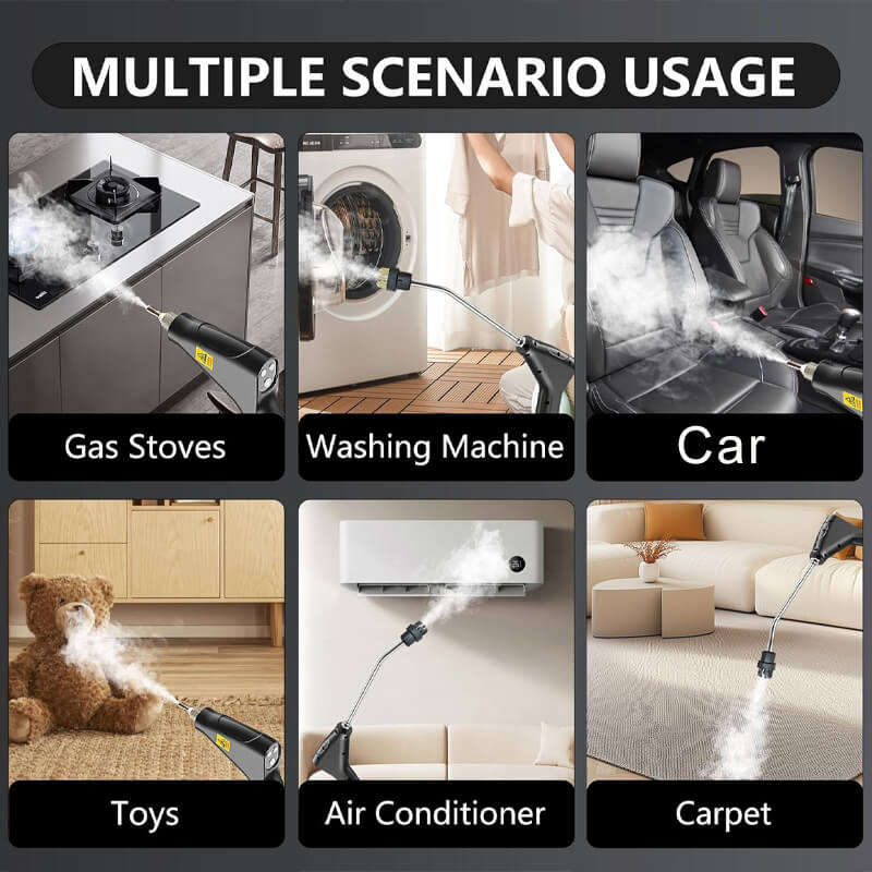 2500W High Pressure Steam Cleaner with Gloves